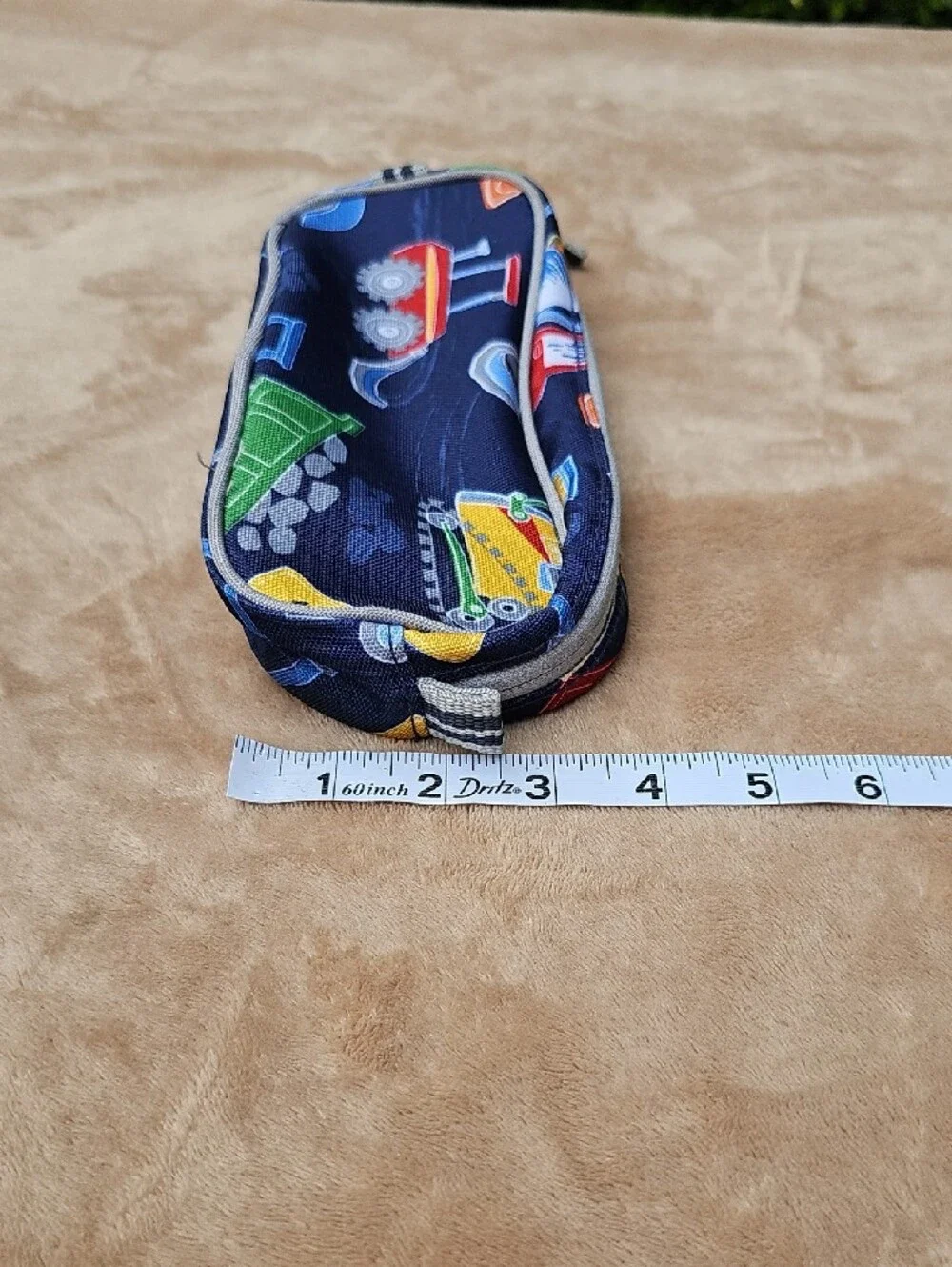 Pottery Barn Kids Navy Construction Print Backpack Set